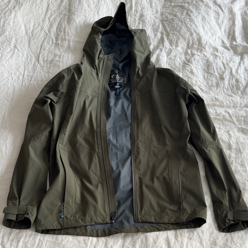 Kühl Projekt Men's Olive Green Raincoat
